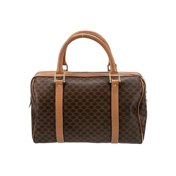 Celine Vintage Macadam Boston Bag w/Dust Bag - Picture 3 of 5